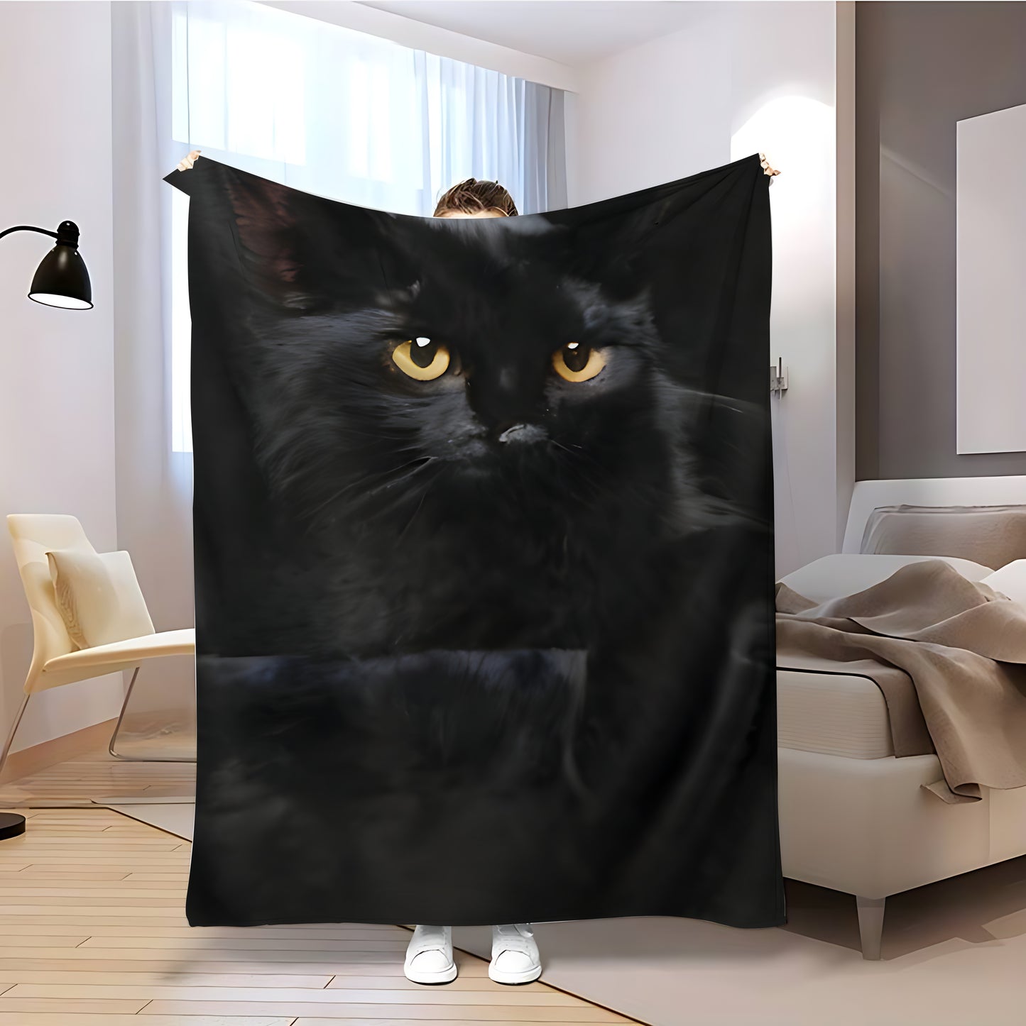 T086 Flannel Blanket for Bed, Couch, Recliner & Travel - All-Season Comfort, -Pilling, Suitable for Adults and Teens