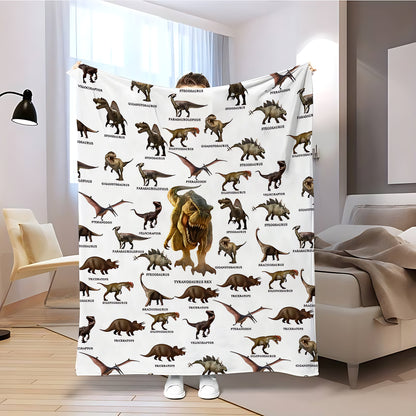 T092 Flannel Blanket for Bed, Couch, Recliner & Travel - All-Season Comfort, -Pilling, Suitable for Adults and Teens