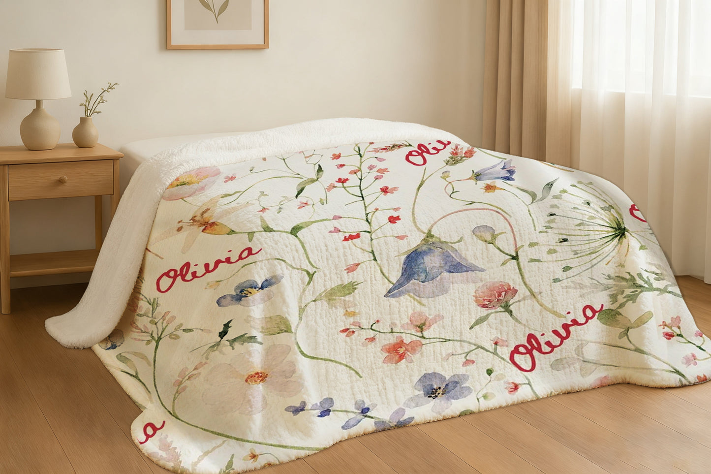 T0100 Flannel Blanket for Bed, Couch, Recliner & Travel - All-Season Comfort, -Pilling, Suitable for Adults and Teens