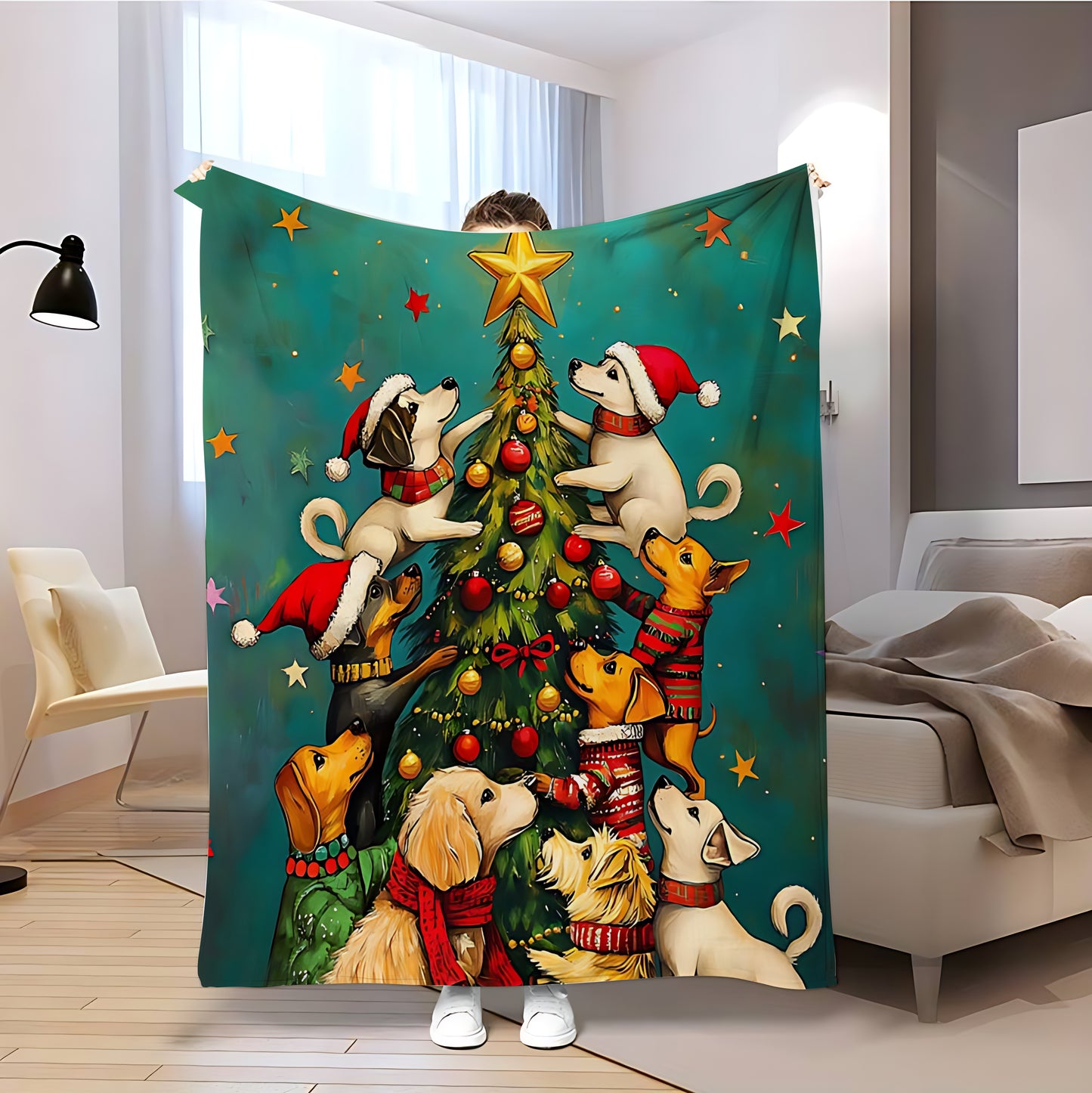 T089 Flannel Blanket for Bed, Couch, Recliner & Travel - All-Season Comfort, -Pilling, Suitable for Adults and Teens