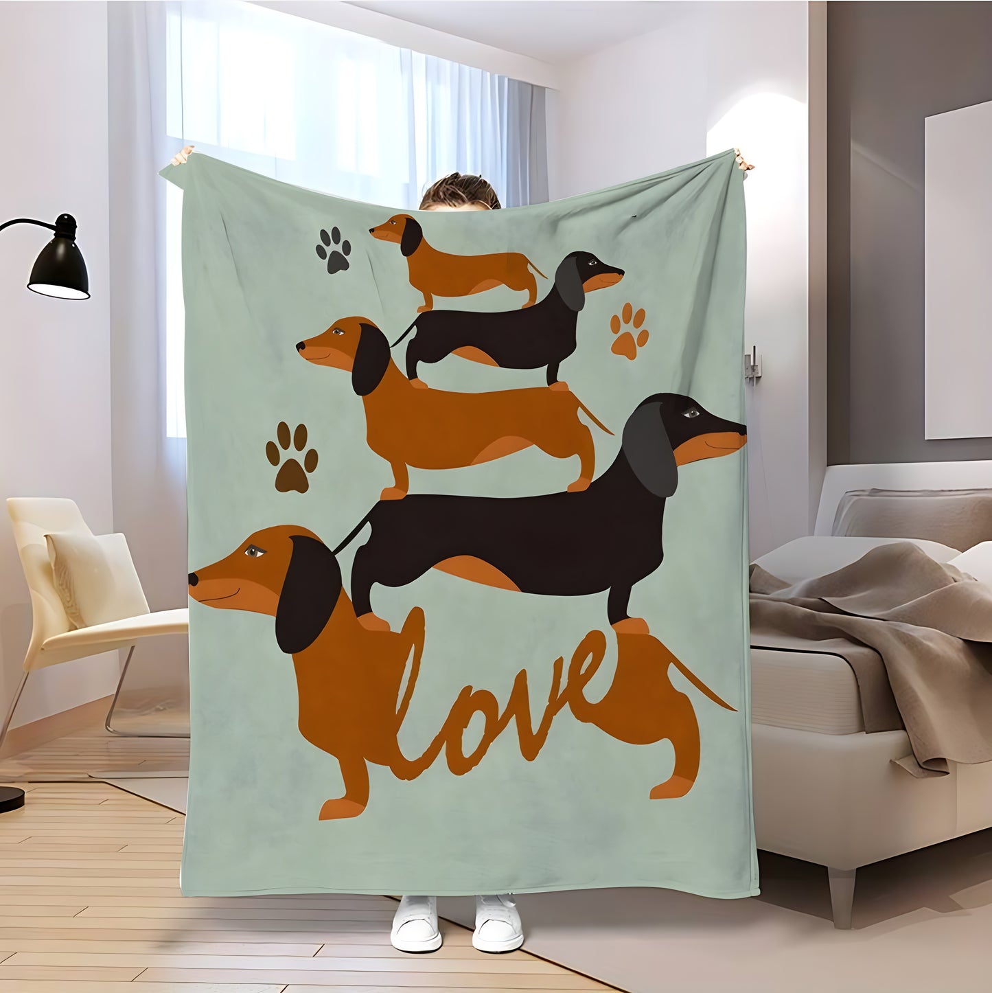 T095 Flannel Blanket for Bed, Couch, Recliner & Travel - All-Season Comfort, -Pilling, Suitable for Adults and Teens