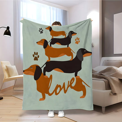 T095 Flannel Blanket for Bed, Couch, Recliner & Travel - All-Season Comfort, -Pilling, Suitable for Adults and Teens