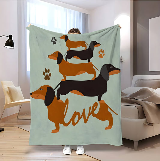 T095 Flannel Blanket for Bed, Couch, Recliner & Travel - All-Season Comfort, -Pilling, Suitable for Adults and Teens