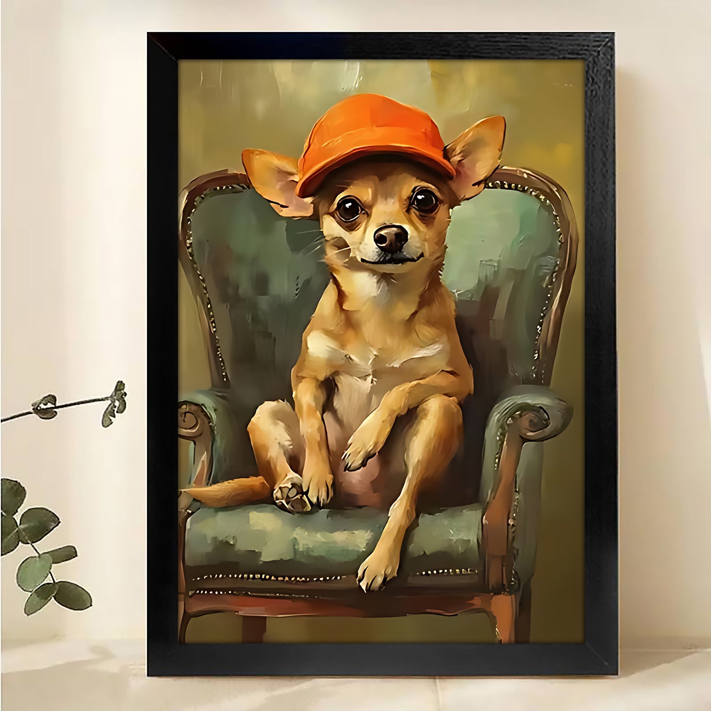 W436 Natural Wood Grain Canvas Decorative Painting – High-Quality Abstract Art | Ideal for Living Rooms and Offices