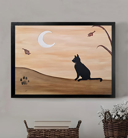 W404 Natural Wood Grain Canvas Decorative Painting – High-Quality Abstract Art | Ideal for Living Rooms and Offices