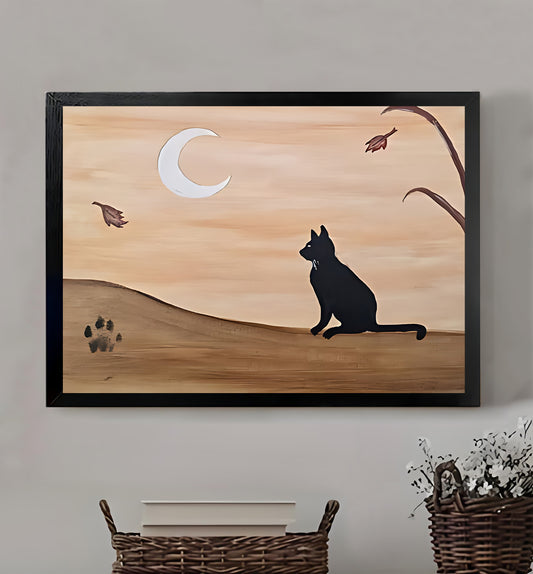 W404 Natural Wood Grain Canvas Decorative Painting – High-Quality Abstract Art | Ideal for Living Rooms and Offices