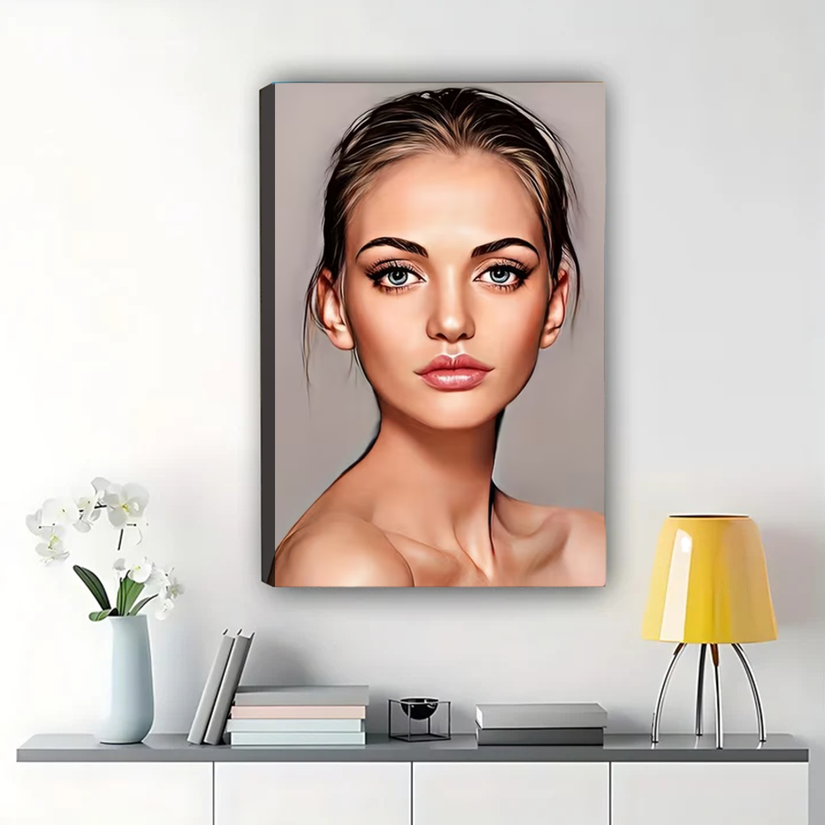 Custom Oil Painting Portrait from Photo - Personalized Canvas Art