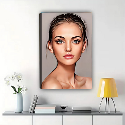 Custom Oil Painting Portrait from Photo - Personalized Canvas Art