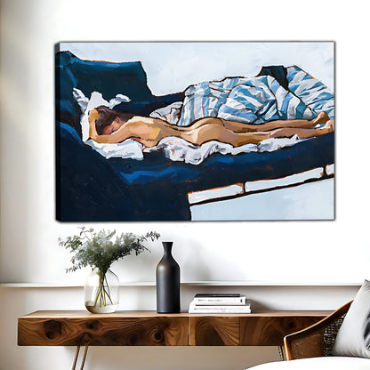 W451 Natural Wood Grain Canvas Decorative Painting – High-Quality Abstract Art | Ideal for Living Rooms and Offices