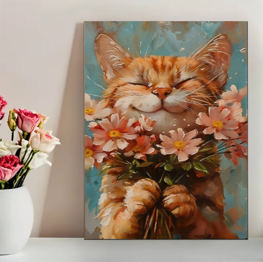 12x16 Majestic Lion Canvas Art – Wild Animal Wall Decor for Office & Man Cave | Tin & Time #F7005
