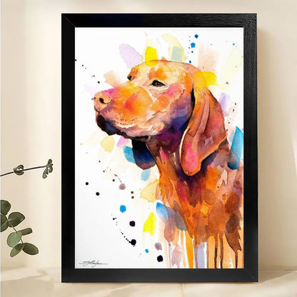 W288 Natural Wood Canvas – High-Quality Abstract Art | Perfect for Living Room & Office