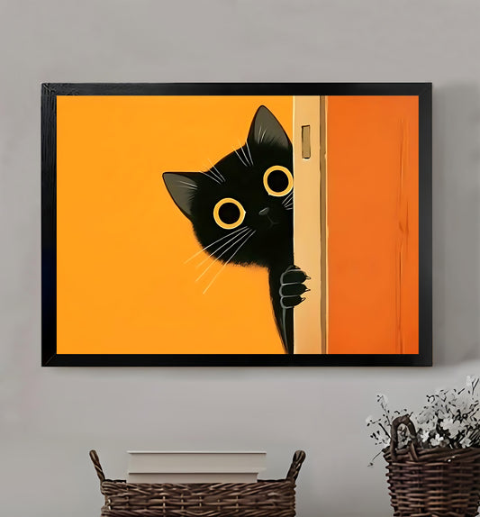 W476 Natural Wood Grain Canvas Decorative Painting – High-Quality Abstract Art | Ideal for Living Rooms and Offices