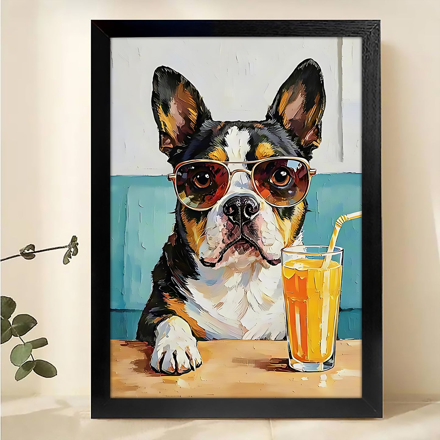 W321 Natural Wood Canvas – High-Quality Abstract Art | Perfect for Living Room & Office