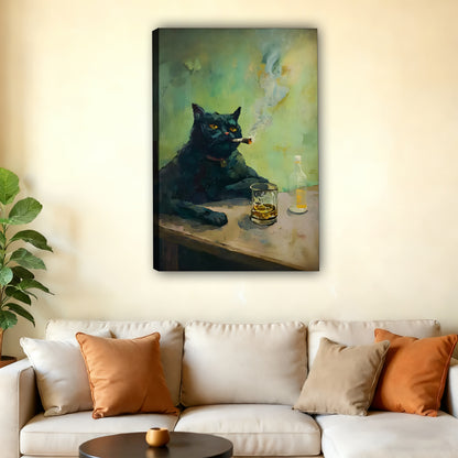 W385 Natural Wood Grain Canvas Decorative Painting – High-Quality Abstract Art | Ideal for Living Rooms and Offices