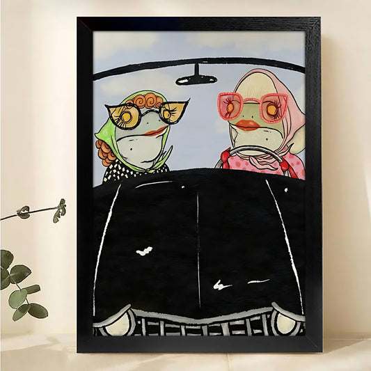 W251 Natural Wood Canvas – High-Quality Abstract Art | Perfect for Living Room & Office