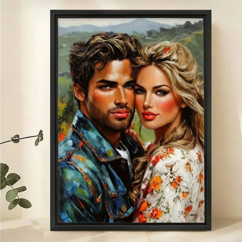 Luxury Custom Oil Painting from Photo - Hand-Painted Canvas Art