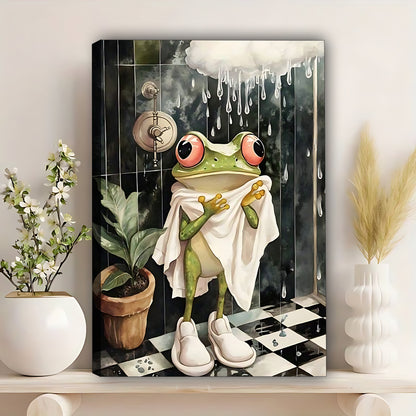 W378 Natural Wood Grain Canvas Decorative Painting – High-Quality Abstract Art | Ideal for Living Rooms and Offices