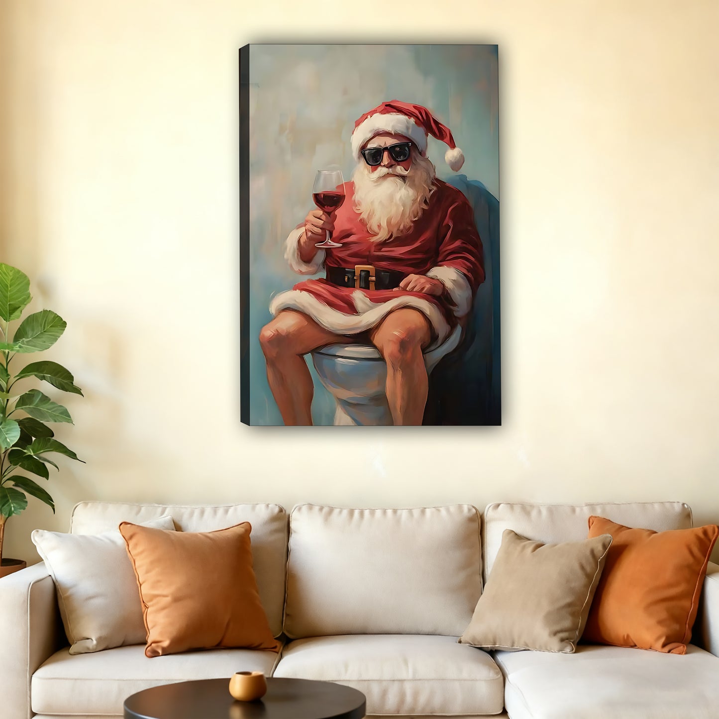 W395 Natural Wood Grain Canvas Decorative Painting – High-Quality Abstract Art | Ideal for Living Rooms and Offices