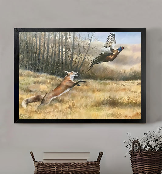 W177  Natural Wood Canvas – High-Quality Abstract Art | Perfect for Living Room & Office