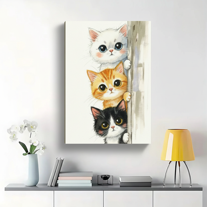 三只小猫立体感场景