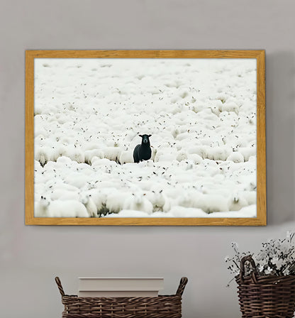 W160  Natural Wood Canvas – High-Quality Abstract Art | Perfect for Living Room & Office