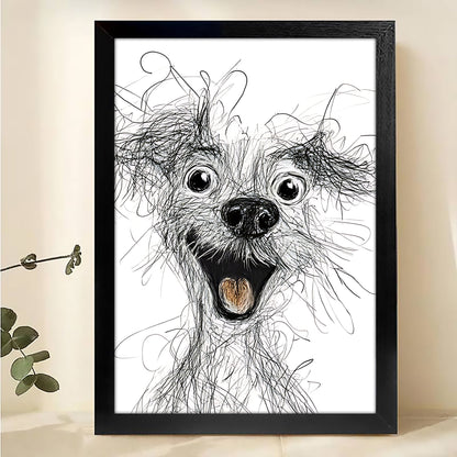 W167  Natural Wood Canvas – High-Quality Abstract Art | Perfect for Living Room & Office