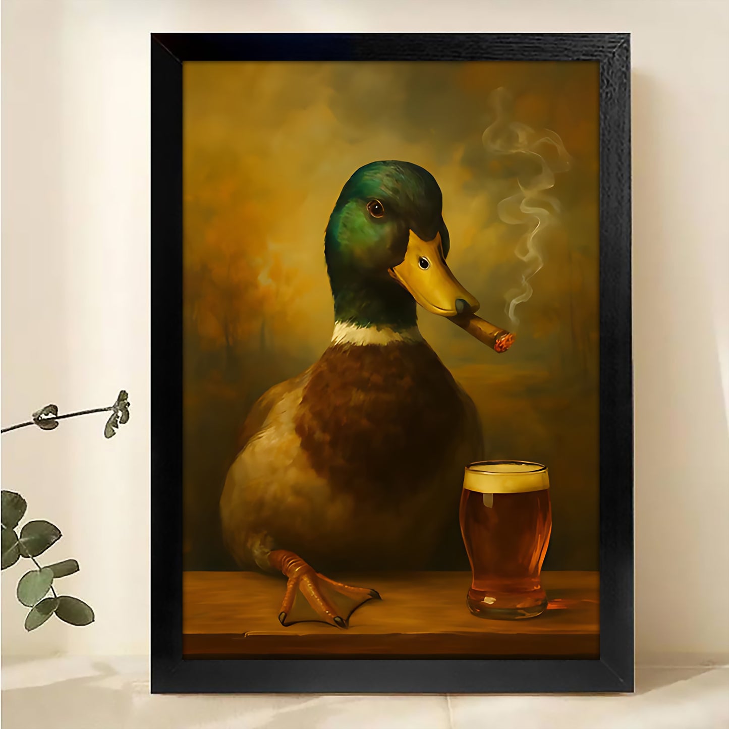 W414 Natural Wood Grain Canvas Decorative Painting – High-Quality Abstract Art | Ideal for Living Rooms and Offices