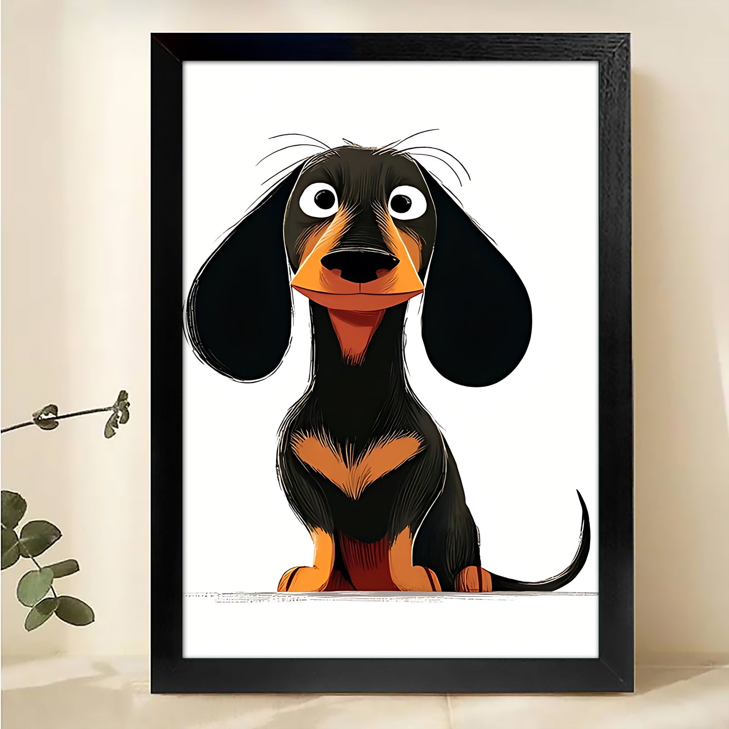 W186  Natural Wood Canvas – High-Quality Abstract Art | Perfect for Living Room & Office