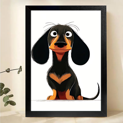 W186  Natural Wood Canvas – High-Quality Abstract Art | Perfect for Living Room & Office