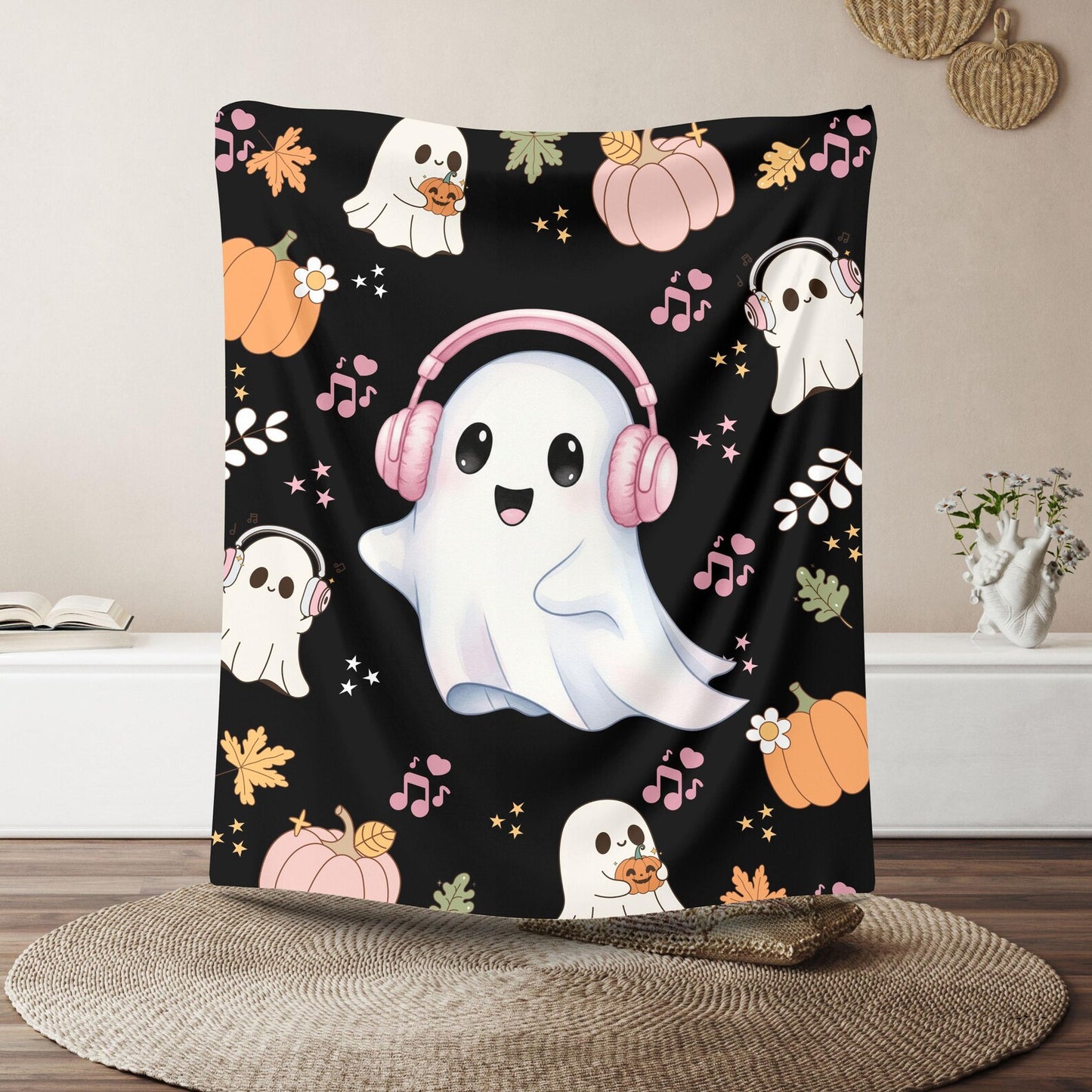 T034 Flannel Blanket for Bed, Couch, Recliner & Travel - All-Season Comfort, -Pilling, Suitable for Adults and Teens