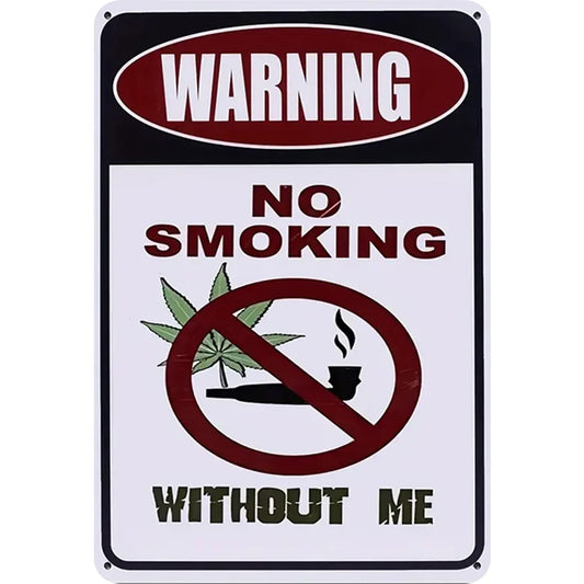 8x12 Warning Metal Sign – People Beyond This Point Metal Teneke Levha Duvar Dekoru |Tin & Time Co #A013