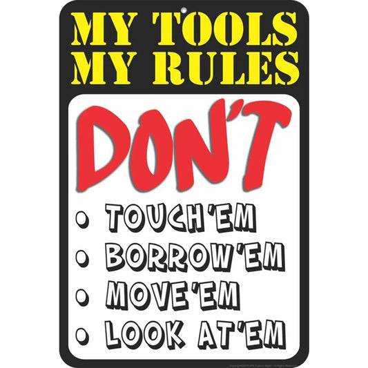 8x12 Warning Metal Sign – People Beyond This Point Metal Teneke Levha Duvar Dekoru |Tin & Time Co #A042