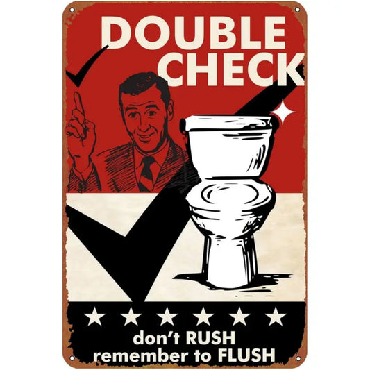 8x12 Warning Metal Sign – People Beyond This Point Metal Teneke Levha Duvar Dekoru |Tin & Time Co #A054