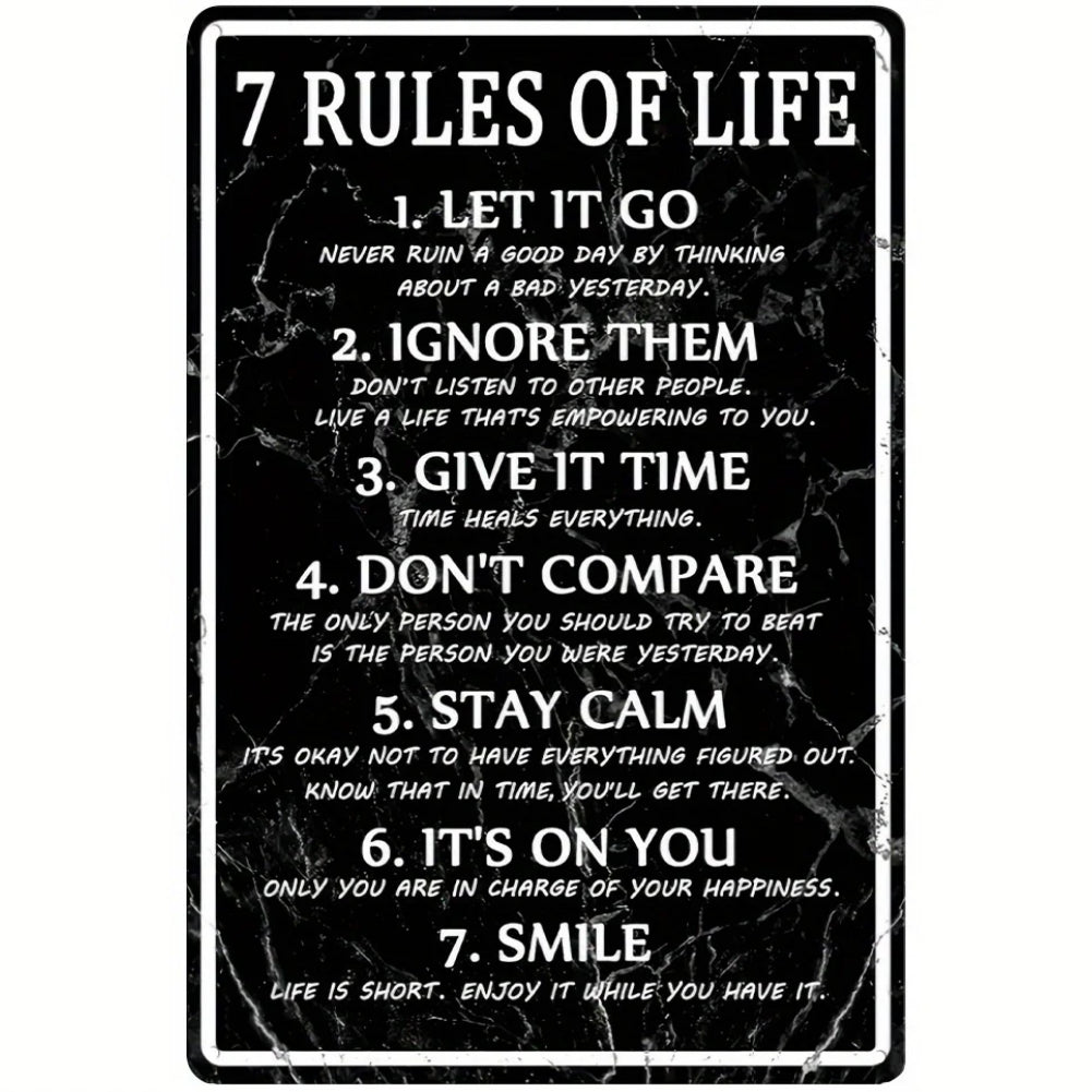8x12 Warning Metal Sign – People Beyond This Point Metal Teneke Levha Duvar Dekoru |Tin & Time Co #A055