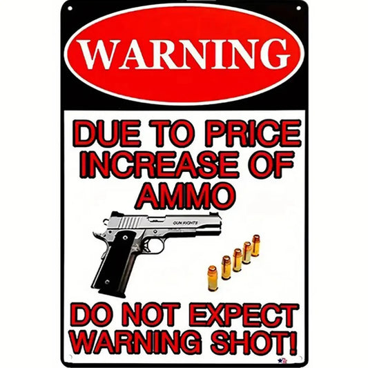 8x12 Warning Metal Sign – People Beyond This Point Metal Teneke Levha Duvar Dekoru |Tin & Time Co #A059