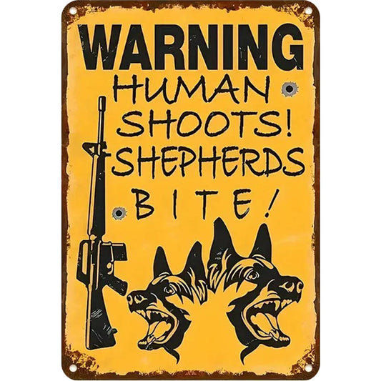 8x12 Warning Metal Sign – People Beyond This Point Metal Teneke Levha Duvar Dekoru |Tin & Time Co #A060