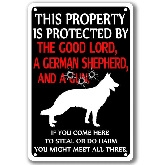 8x12 Warning Metal Sign – People Beyond This Point Metal Teneke Levha Duvar Dekoru |Tin & Time Co #A065
