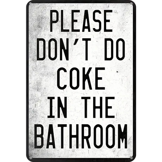 8x12 Warning Metal Sign – People Beyond This Point Metal Teneke Levha Duvar Dekoru |Tin & Time Co #A075