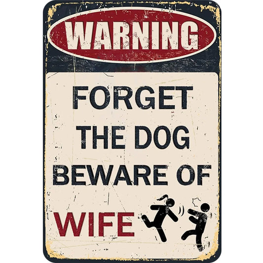 8x12 Warning Metal Sign – People Beyond This Point Metal Teneke Levha Duvar Dekoru |Tin & Time Co #A084