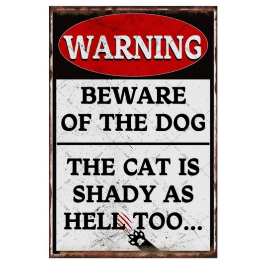 8x12 Warning Metal Sign – People Beyond This Point Metal Teneke Levha Duvar Dekoru |Tin & Time Co #A086