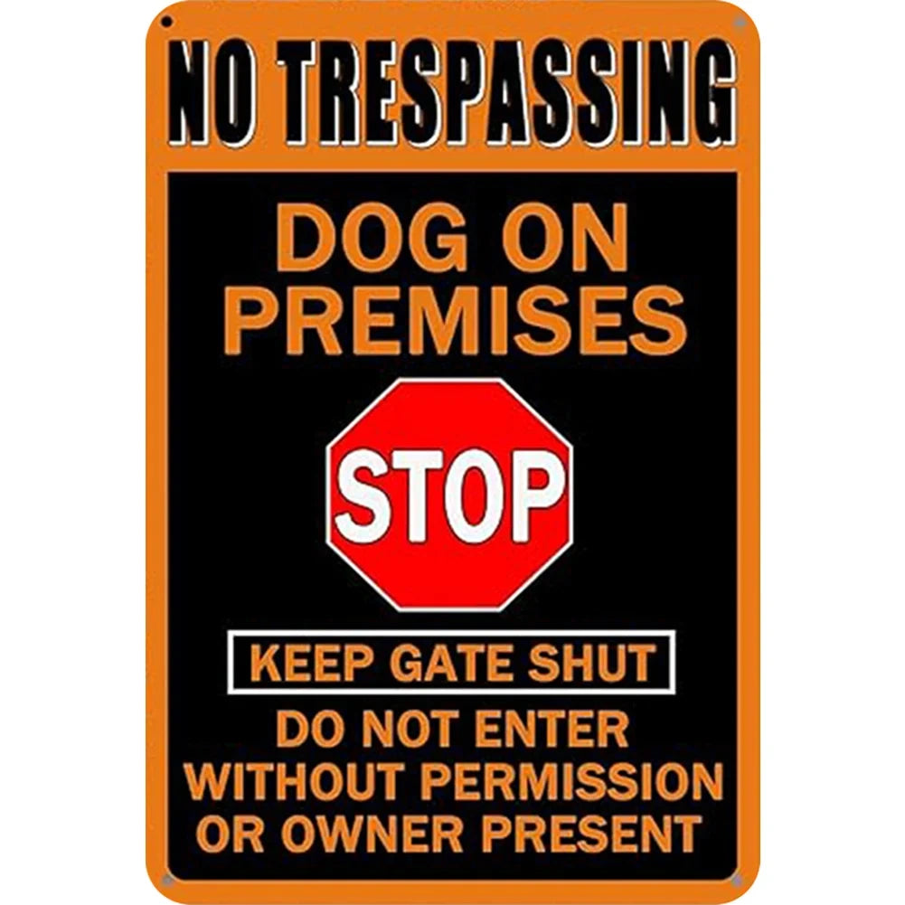 8x12 Warning Metal Sign – People Beyond This Point Metal Teneke Levha Duvar Dekoru |Tin & Time Co #A087