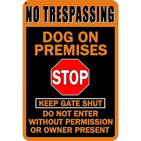 8x12 Warning Metal Sign – People Beyond This Point Metal Teneke Levha Duvar Dekoru |Tin & Time Co #A087
