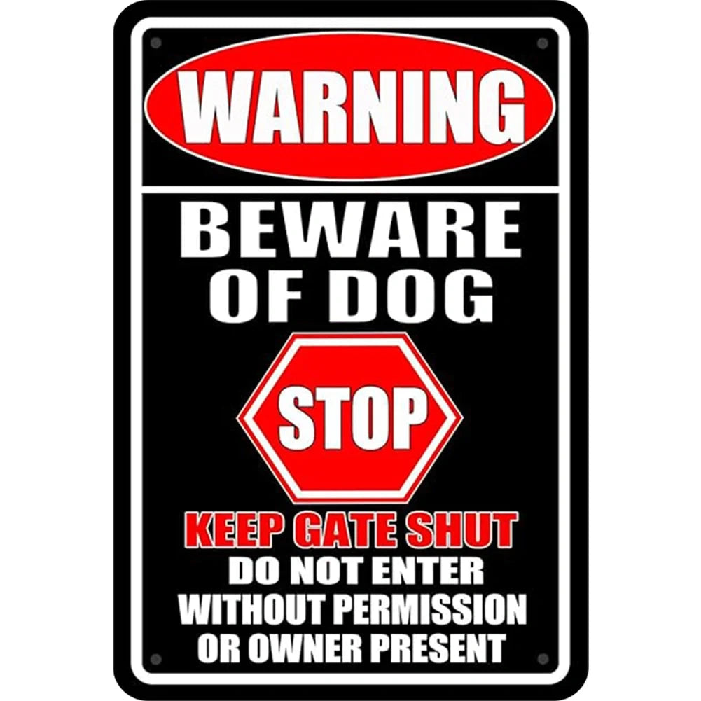 8x12 Warning Metal Sign – People Beyond This Point Metal Teneke Levha Duvar Dekoru |Tin & Time Co #A091