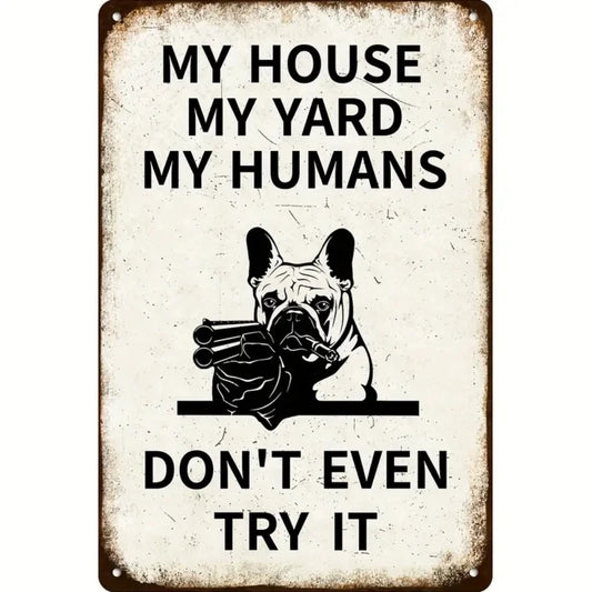 8x12 Warning Metal Sign – People Beyond This Point Metal Teneke Levha Duvar Dekoru |Tin & Time Co #A108