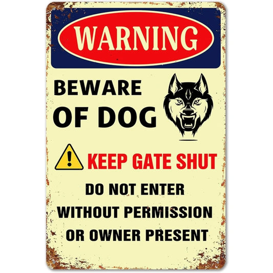 8x12 Warning Metal Sign – People Beyond This Point Metal Teneke Levha Duvar Dekoru |Tin & Time Co #A109
