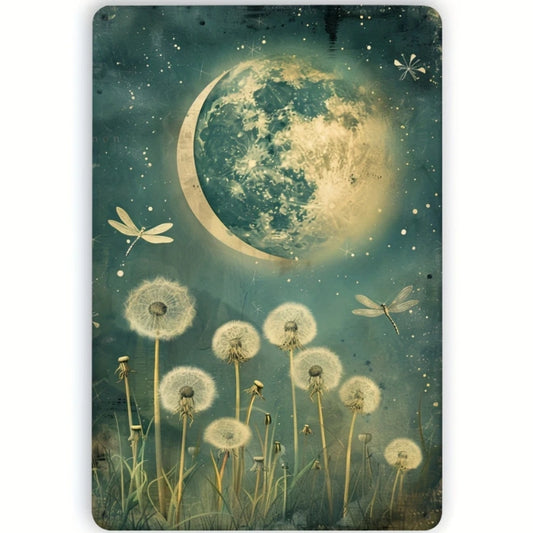 8x12 Beautuiful Flower Metal Sign – Vintage Tin Wall Art for Flower Lovers & Homes | Tin & Time Co. #C016