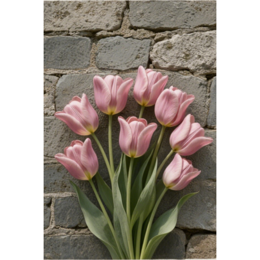 8x12 Beautuiful Flower Metal Sign – Vintage Tin Wall Art for Flower Lovers & Homes | Tin & Time Co. #C077