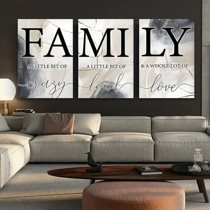 12x16 Neutral Abstract Canvas Art – 3-Piece Modern Wall Decor for Office or Studio | Tin & Time #ZF3002