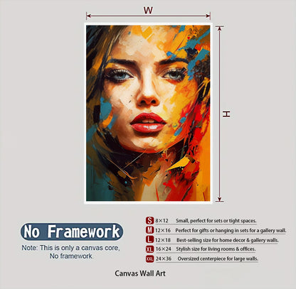12x16 Blue Abstract Canvas Wall Art – Modern Textured Painting for Office & Hallway | Tin & Time #F3005