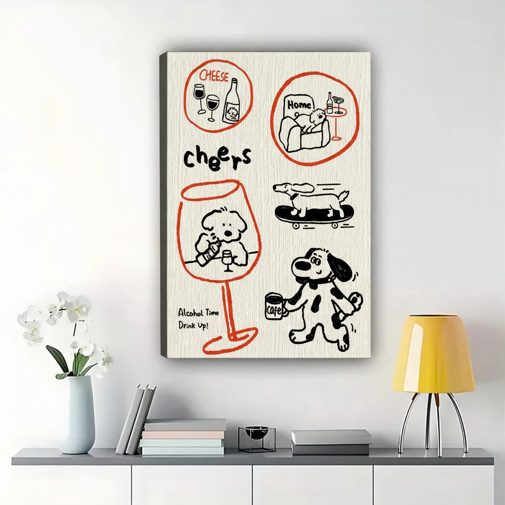 Dog Artwork Canvas Replacement